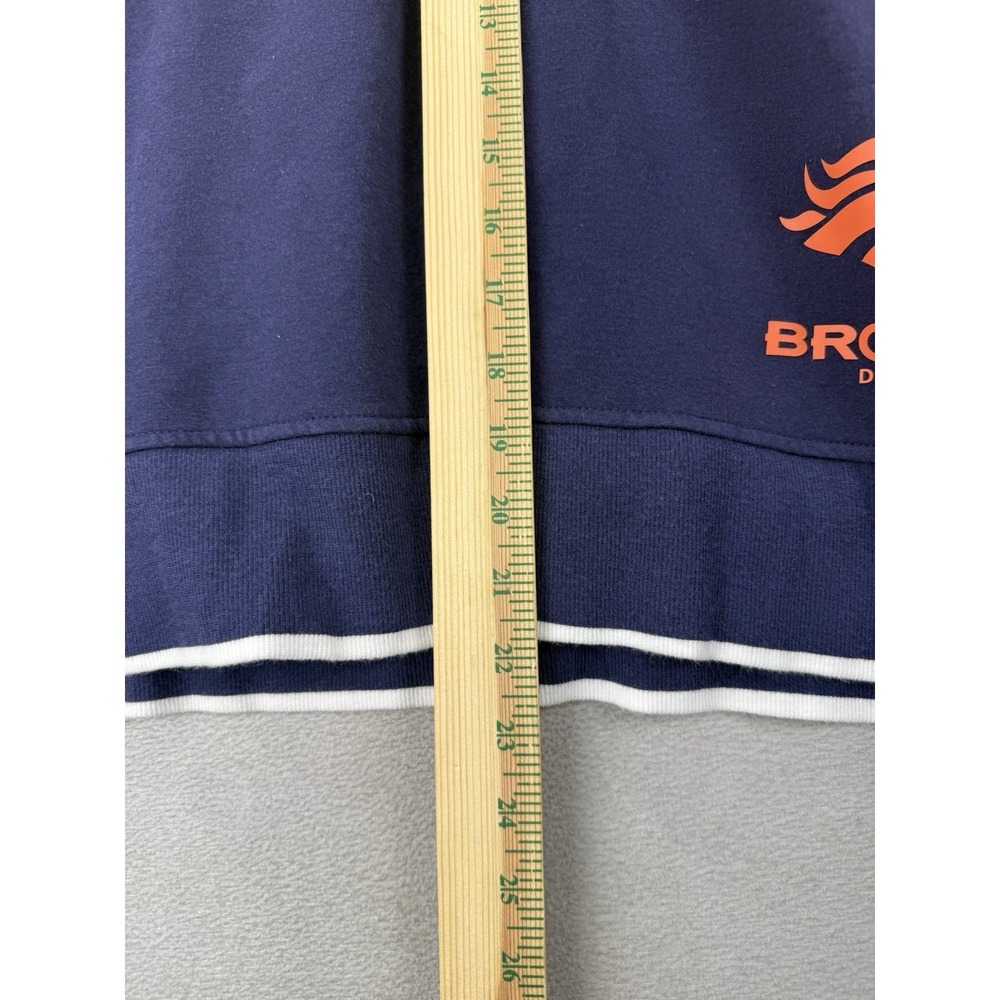WEAR‎ Erin Andrews Denver Broncos 1/2 Zip Colorblock Pullover Women's Sz M NFL - Picture 7 of 8